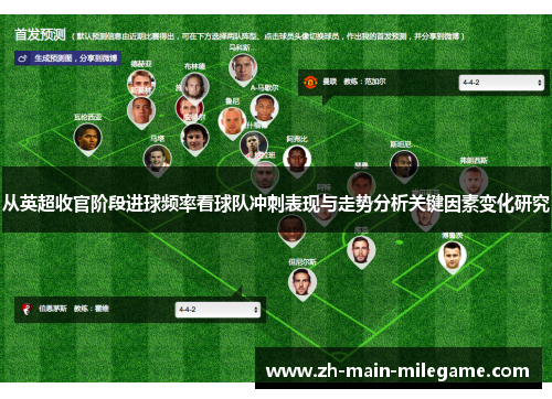 从英超收官阶段进球频率看球队冲刺表现与走势分析关键因素变化研究